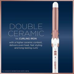 Alternative view of Conair Double Ceramic 1-inch Curling Iron