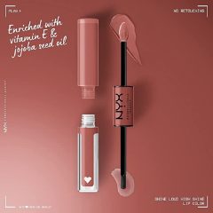 Alternative view of NYX Shine Loud High Shine, Lip Color 3.4mL+Gloss 3.4mL