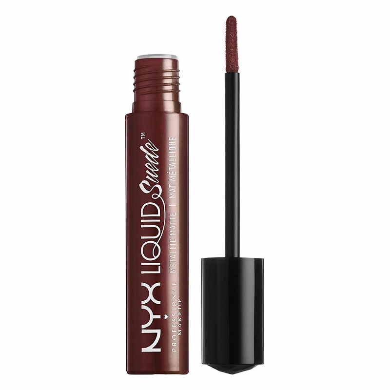 NYX Liquid Suede Metallic Matte Lipstick, 4mL - Image 3