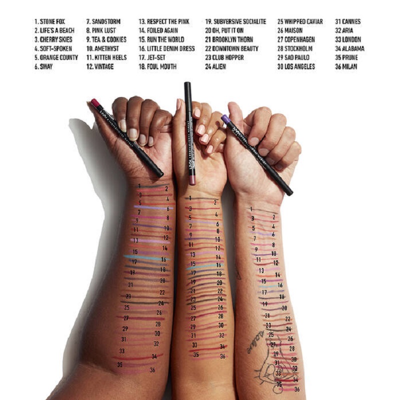 NYX Suede Matte Lip Liner, 1.0gm - Image 3